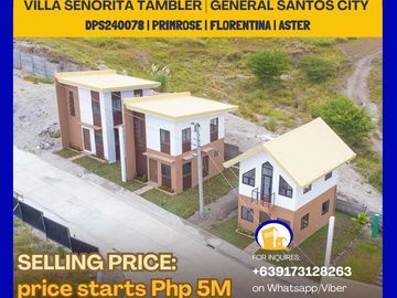Villa Señorita Subdivision in Tambler General Santos City | New Housing in General Santos City