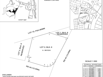 FOR SALE: Alabang West - Residential Lot, LA: 386 Sqm.