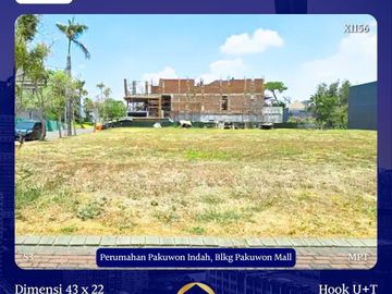 Tanah Pakuwon Indah Villa Bukit Regency Hook Luas SHM dkt Pakuwon Mall