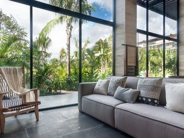 Departamento en venta, dos niveles, terraza privada, Playacar, Playa del Carmen
