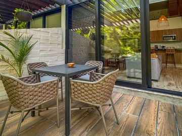 Departamento en venta, dos niveles, terraza privada, Playacar, Playa del Carmen