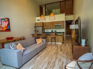 Departamento en venta, dos niveles, terraza privada, Playacar, Playa del Carmen