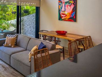 Departamento en venta, dos niveles, terraza privada, Playacar, Playa del Carmen