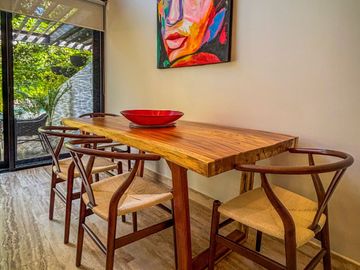 Departamento en venta, dos niveles, terraza privada, Playacar, Playa del Carmen