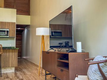 Departamento en venta, dos niveles, terraza privada, Playacar, Playa del Carmen