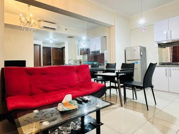 SEWA TAHUNAN WATERPLACE RESIDENCE LANTAI TINGGI 2BR FURNISHED
