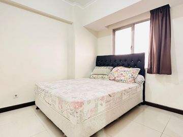 SEWA TAHUNAN WATERPLACE RESIDENCE LANTAI TINGGI 2BR FURNISHED