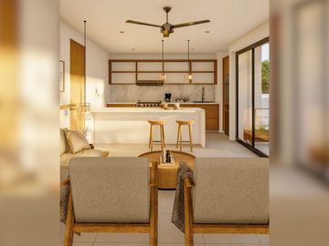 Estudio en venta, rooftop con alberca común, Sector K, Huatulco