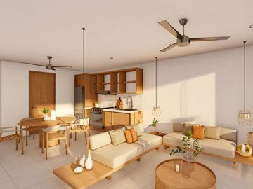 Departamento en venta, rooftop con alberca común, Sector K, Huatulco