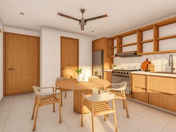 Departamento en venta, rooftop con alberca común, Sector K, Huatulco