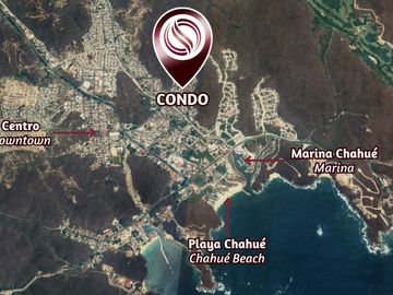 Departamento en venta, rooftop con alberca común, Sector K, Huatulco