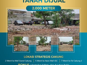 Tanah Dijual di Cakung Jakarta Timur, Akses Mudah ke Infrastruktur Utama!