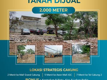 Tanah Dijual di Cakung Jakarta Timur, Akses Mudah ke Infrastruktur Utama!