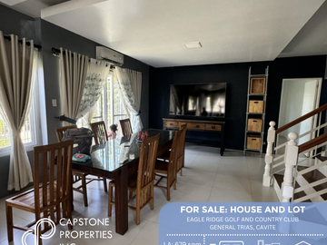 For Sale: House and Lot in Eagle Ridge Golf and Country Club, General Trias, Cavite