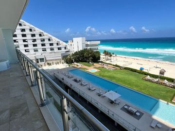 Departamento de lujo frente al mar, en venta, Emerald, Zona Hotelera, Cancún
