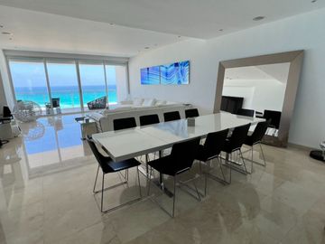 Departamento de lujo frente al mar, en venta, Emerald, Zona Hotelera, Cancún