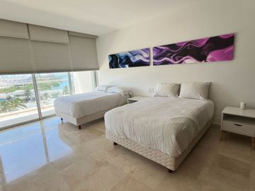 Departamento de lujo frente al mar, en venta, Emerald, Zona Hotelera, Cancún