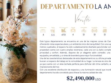 IMPRESIONANTE DEPARTAMENTO EN LA AMADA