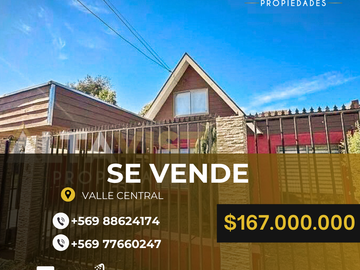 SE VENDE HERMOSA CASA SECTOR VALLE CENTRAL