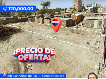 Remato Terreno en Cercado de Ica 263 m²
