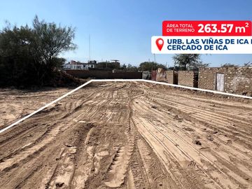 Remato Terreno en Cercado de Ica 263 m²