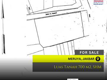 Dijual Tanah Kavling di Meruya, Jakarta Barat