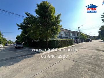 2-storey detached house, 56.1 sq.w., Pruksa Delight Village, Bangna-Srinakarin, Soi Amporn, Srinakarin Road, Nam Daeng Road, Bang Phli, Samut Prakan