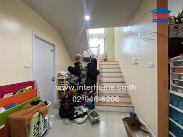 2-storey detached house, 56.1 sq.w., Pruksa Delight Village, Bangna-Srinakarin, Soi Amporn, Srinakarin Road, Nam Daeng Road, Bang Phli, Samut Prakan