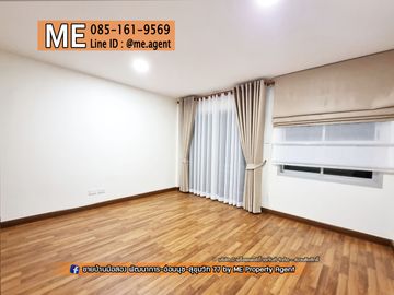 For Sale 3.5 km. to the skytrain My Place Onnut 17 Townhome, New Renovated. Ready to move in immediately. Near BTS-On Nut Station Near Sukhumvit-Thong