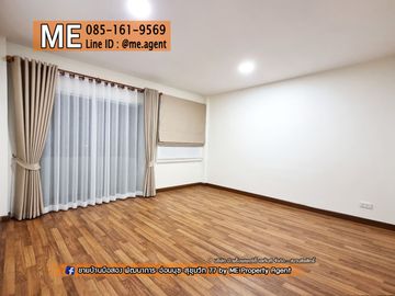 For Sale 3.5 km. to the skytrain My Place Onnut 17 Townhome, New Renovated. Ready to move in immediately. Near BTS-On Nut Station Near Sukhumvit-Thong