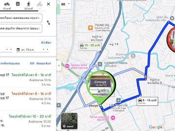 For Sale 3.5 km. to the skytrain My Place Onnut 17 Townhome, New Renovated. Ready to move in immediately. Near BTS-On Nut Station Near Sukhumvit-Thong