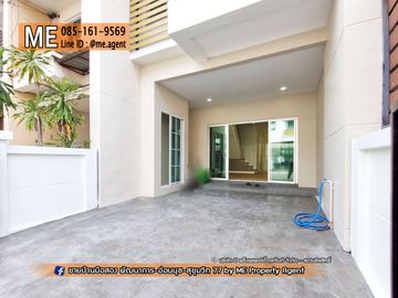 For Sale 3.5 km. to the skytrain My Place Onnut 17 Townhome, New Renovated. Ready to move in immediately. Near BTS-On Nut Station Near Sukhumvit-Thong