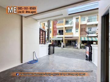 For Sale 3.5 km. to the skytrain My Place Onnut 17 Townhome, New Renovated. Ready to move in immediately. Near BTS-On Nut Station Near Sukhumvit-Thong