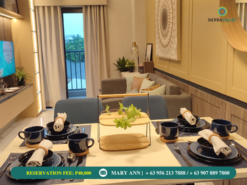1 Bedroom with Balcony in Cainta Rizal | Sierra Valley Gardens - Pre-Selling