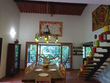 CABAÑA AMOBLADA CON PISCINA,HERMOSA VISTA EN MINCA SANTA MARTA.