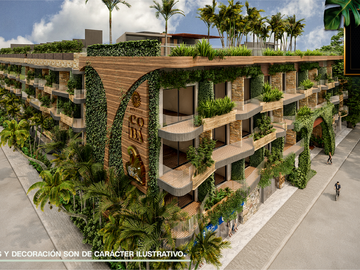 DEPARTAMENTOS EN VENTA, TULUM, QUINTANA ROO. ZONA DE LA VELETA