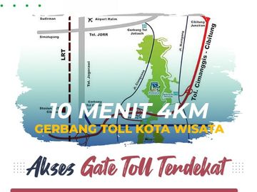 Rumah Ctn Dekat Tol Narogong, Baru Mewah Murah di Dekat Metland, Cileungsi Cibubur Bogor Jual Dijual