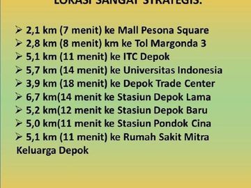 Rumah GV Juanda Dekat Margonda, Baru 2 LANTAI, Mewah Harga Murah di Sukmajaya Kota Depok Jual Dijual