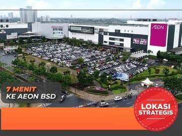 Rumah Townhouse Cisauk,2 LANTAI Dekat Stasiun, Serpong di Tangsel Kota Tangerang Selatan Jual Dijual