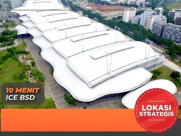 Rumah Townhouse Cisauk,2 LANTAI Dekat Stasiun, Serpong di Tangsel Kota Tangerang Selatan Jual Dijual