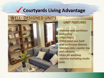 Ready for Occupancy 1-Bedroom Condomimium for SALE in Lapu-lapu Mactan Cebu
