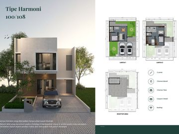 Rumah DAGO V, Baru Mewah [+ROOFTOP] Harga Murah, Exclusive di Dago, Coblong Kota Bandung Jual Dijual