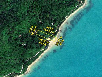 3,910 m2 / .97 Acres Tropical Sunrise Beachfront for Retirement Lifestyle
