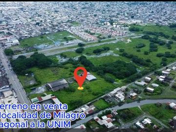 EN VENTA TERRENO COMERCIAL EN MILAGRO