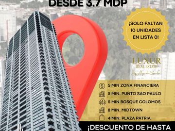 Departamento cerca de bosque colomos