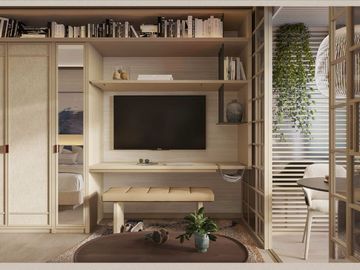 Flexible payment term. Semi-Furnished Investment - 1 BR unit with balcony in Quezon City . A tallest residential condominium in Philippines