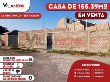 CASA EN VENTA  LA HUEGA-LA RINCONADA 3ERA ETAPA,ICA