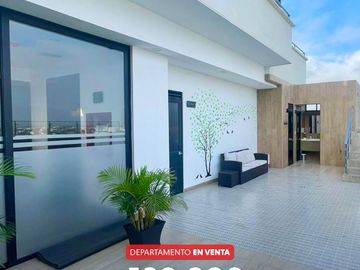 EN VENTA: Lujoso departamento de 2 habitaciones en sector Las Crucitas, Machala