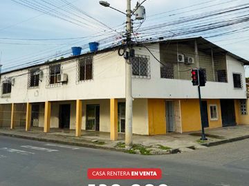 EN VENTA: casa rentera con locales comerciales en Cdla. La Aurora, Machala