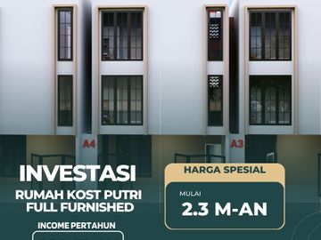 Jual Kos Kosan Murah Full Furnished di UI Depok